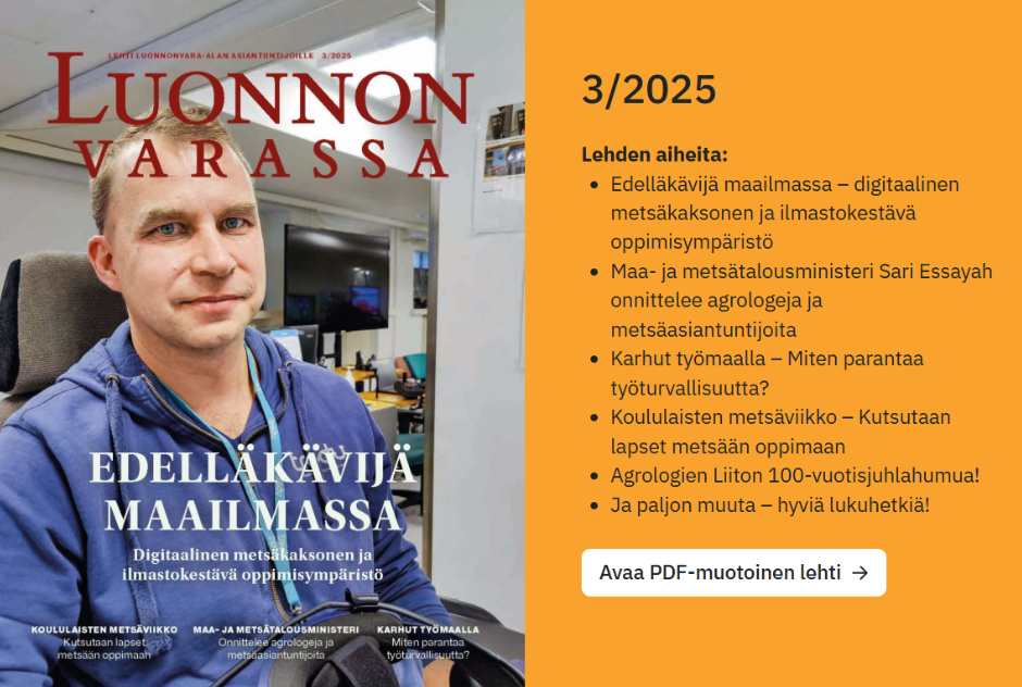 Tutustu uuteen Luonnon Varassa-lehteen